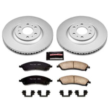 Load image into Gallery viewer, PowerStop Front Z17 Evolution Geomet Coated Brake Kit fits 2004-2009 Cadillac SRX - Main Product View