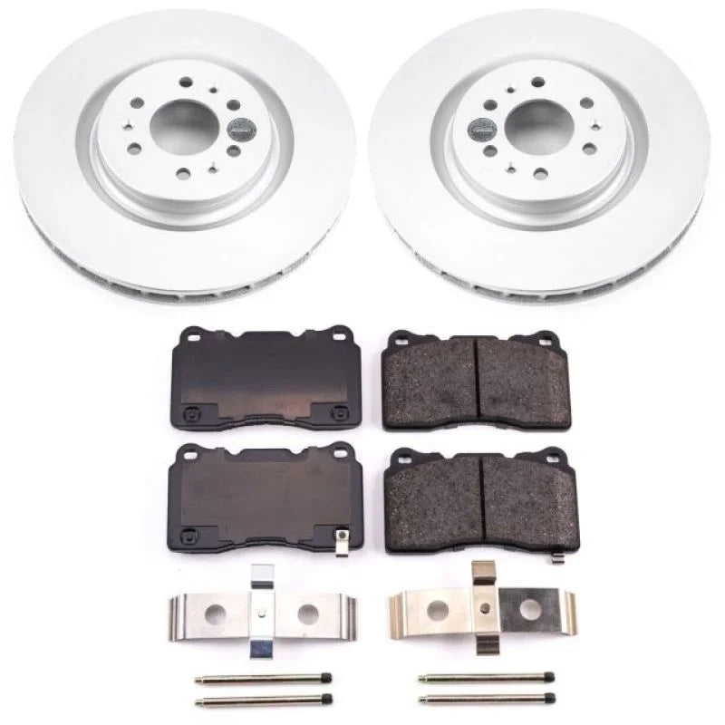 PowerStop Front Z17 Evolution Geomet Coated Brake Kit fits 2004-2011 Cadillac CTS / STS - Main Product View