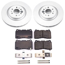 Load image into Gallery viewer, PowerStop Front Z17 Evolution Geomet Coated Brake Kit fits 2004-2011 Cadillac CTS / STS - Main Product View