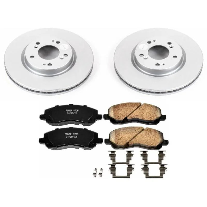 PowerStop Front Z17 Evolution Geomet Coated Brake Kit fits 2004-2012 Mitsubishi Eclipse / Galant - Main Product View