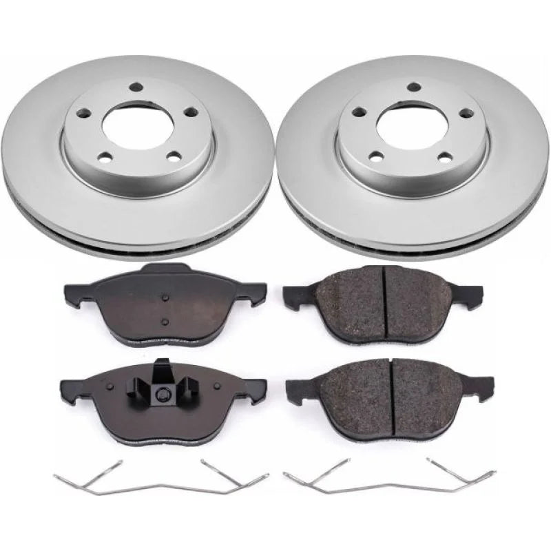 PowerStop Front Z17 Evolution Geomet Coated Brake Kit fits 2004-2013 Mazda 3 I - Main Product View