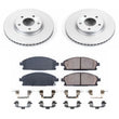 Load image into Gallery viewer, PowerStop Front Z17 Evolution Geomet Coated Brake Kit fits 2005-2009 Nissan Quest / 2004-2009 Nissan Quest S - Main Produc...