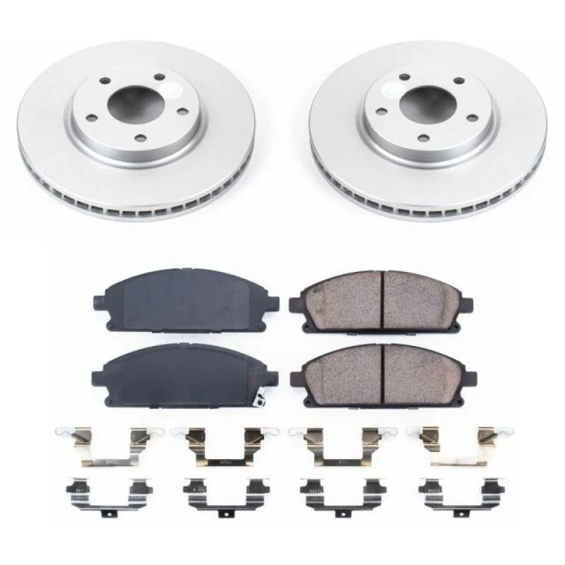 PowerStop Front Z17 Evolution Geomet Coated Brake Kit fits 2005-2009 Nissan Quest / 2004-2009 Nissan Quest S - Main Produc...