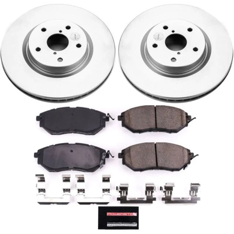 PowerStop Front Z17 Evolution Geomet Coated Brake Kit fits 2006-2007 Subaru B9 Tribeca / 2015-2019 Subaru Legacy / 2015-20...
