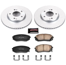 Load image into Gallery viewer, PowerStop Front Z17 Evolution Geomet Coated Brake Kit fits 2007-2010 Kia Rondo EX - Main Product View