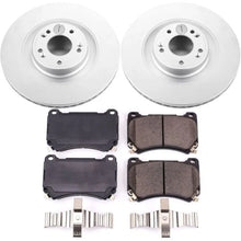 Load image into Gallery viewer, PowerStop Front Z17 Evolution Geomet Coated Brake Kit fits 2011 Hyundai Equus / 2012-2014 Hyundai Genesis - Main Product View