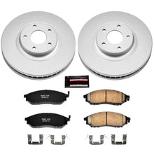 Load image into Gallery viewer, PowerStop Front Z17 Evolution Geomet Coated Brake Kit fits 2011-2014 Nissan Murano Crosscabriolet - Main Product View