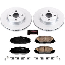 Load image into Gallery viewer, PowerStop Front Z17 Evolution Geomet Coated Brake Kit fits 2013 Scion iQ Ev / 2012-2018 Toyota Prius C Four / 2019 Toyota ...