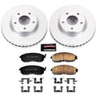 Load image into Gallery viewer, PowerStop Front Z17 Evolution Geomet Coated Brake Kit fits 2013-2019 Nissan Sentra - Main Product View