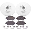 Load image into Gallery viewer, PowerStop Front Z17 Evolution Geomet Coated Brake Kit fits 2014-2019 Ford Fiesta ST - Main Product View