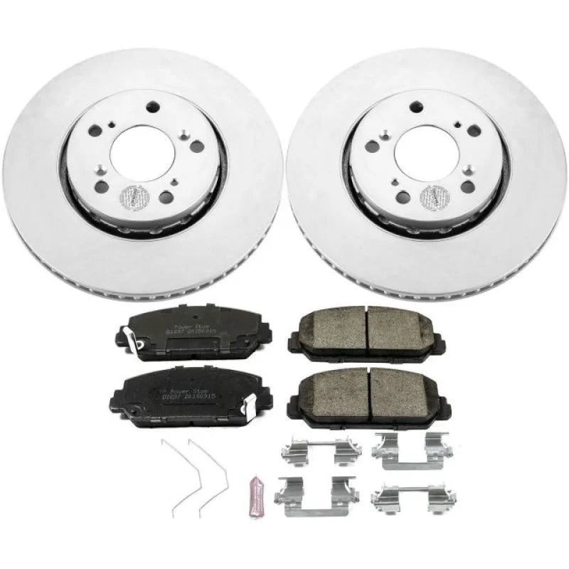 PowerStop Front Z17 Evolution Geomet Coated Brake Kit fits 2014-2020 Acura Rlx / 2014 Acura Rlx SPORT Hybrid Sh-awd - Main...