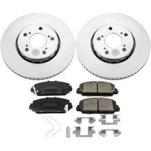 Load image into Gallery viewer, PowerStop Front Z17 Evolution Geomet Coated Brake Kit fits 2014-2020 Acura Rlx / 2014 Acura Rlx SPORT Hybrid Sh-awd - Main...