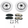 Load image into Gallery viewer, PowerStop Front Z17 Evolution Geomet Coated Brake Kit fits 2015-2020 Acura Tlx - Main Product View
