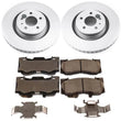 Load image into Gallery viewer, PowerStop Front Z17 Evolution Geomet Coated Brake Kit fits 2015-2022 Ford Mustang - Main Product View