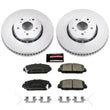 Load image into Gallery viewer, PowerStop Front Z17 Evolution Geomet Coated Brake Kit fits 2016 Acura ILX / 2013-2018 Acura RDX - Main Product View