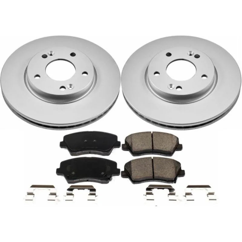 PowerStop Front Z17 Evolution Geomet Coated Brake Kit fits 2016-2017 2019-2021 Hyundai Veloster / 2019-2021 Hyundai Velost...