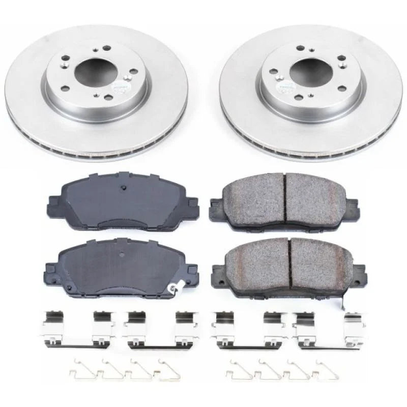 PowerStop Front Z17 Evolution Geomet Coated Brake Kit fits 2016-2017 Honda Accord Lx-s / Honda Accord - Main Product View