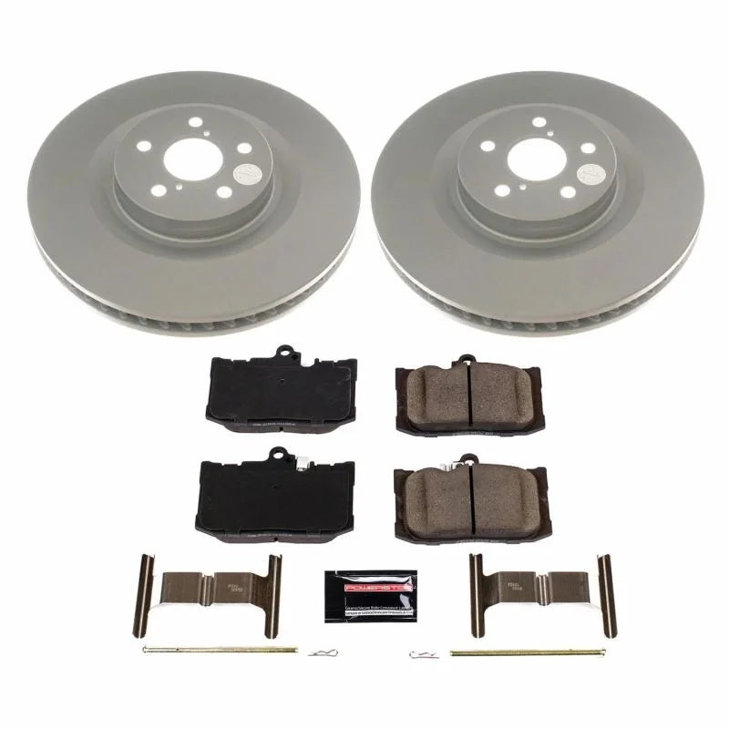 PowerStop Front Z17 Evolution Geomet Coated Brake Kit fits 2016-2017 Lexus GS200T / 2018-2019 Lexus GS300 / 2013-2020 Lexu...