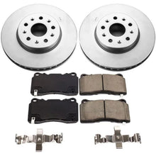 Load image into Gallery viewer, PowerStop Front Z17 Evolution Geomet Coated Brake Kit fits 2016-2019 Cadillac CT6 - Main Product View