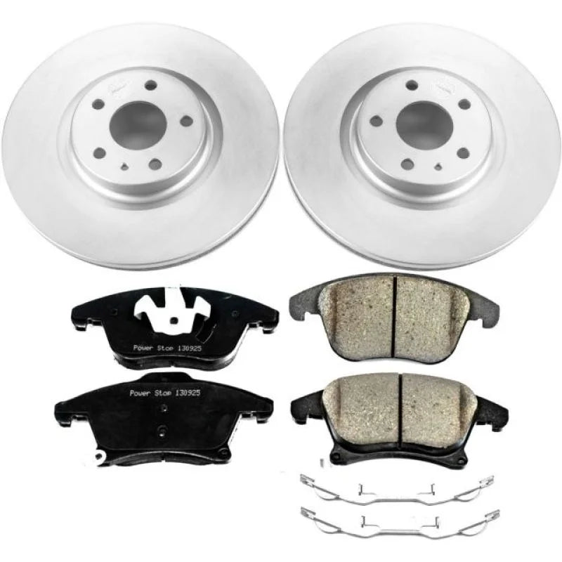 PowerStop Front Z17 Evolution Geomet Coated Brake Kit fits 2017-2018 Ford Fusion Energi PLATINUM / 2013-2018 Ford Fusion E...