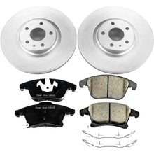 Load image into Gallery viewer, PowerStop Front Z17 Evolution Geomet Coated Brake Kit fits 2017-2018 Ford Fusion Energi PLATINUM / 2013-2018 Ford Fusion E...