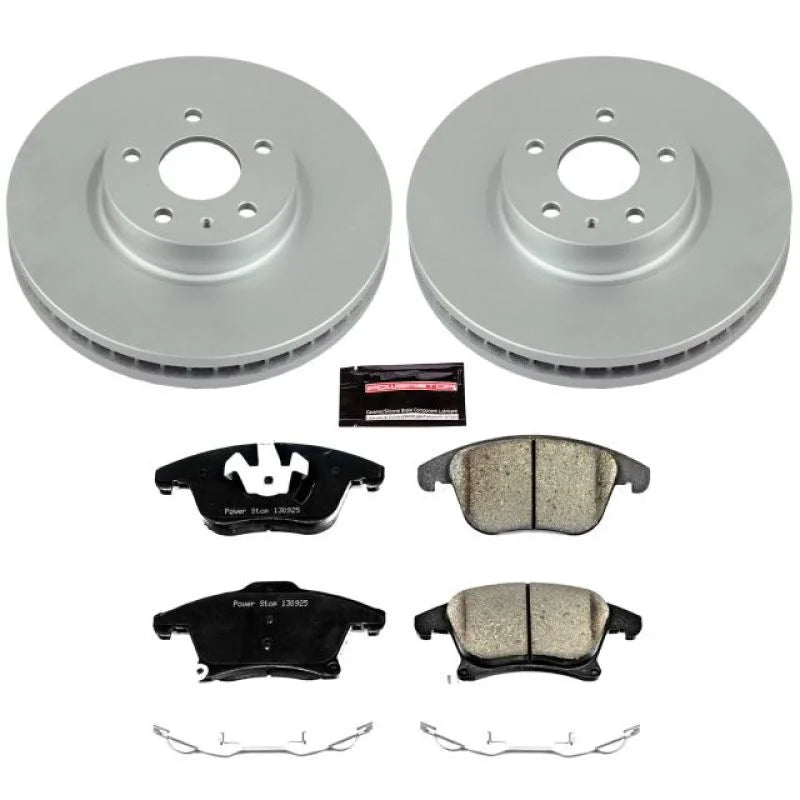 PowerStop Front Z17 Evolution Geomet Coated Brake Kit fits 2017-2018 Ford Fusion PLATINUM / 2013-2020 Ford Fusion S / 2014...