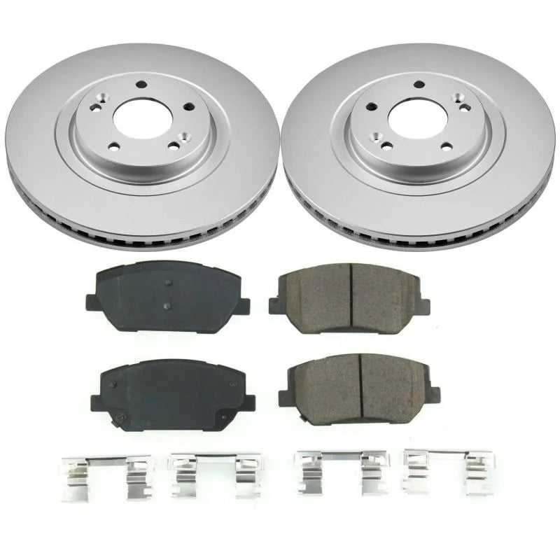 PowerStop Front Z17 Evolution Geomet Coated Brake Kit fits 2019-2020 Hyundai Santa Fe