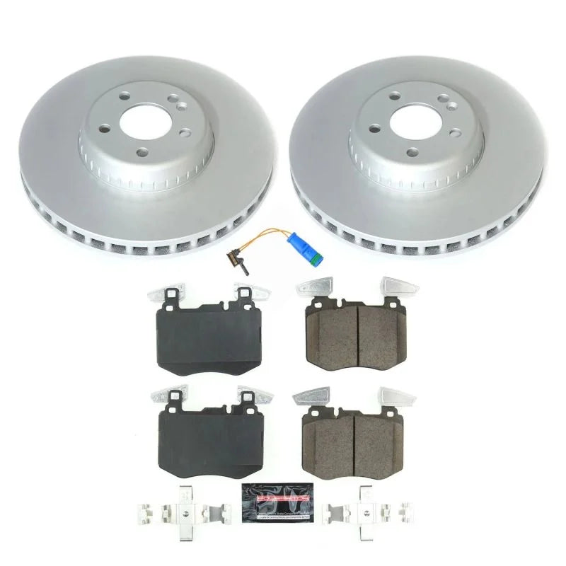 PowerStop Front Z17 Evolution Geomet Coated Brake Kit fits 2019-2022 Mercedes-Benz GLC300 / 2019-2022 Mercedes-Benz GLC300...