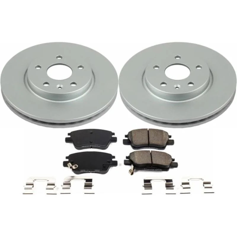 PowerStop Front Z17 Evolution Geomet Coated Brake Kit fits 2022 2023 Chevrolet Bolt Euv / 2017-2023 Chevrolet Bolt Ev / 20...
