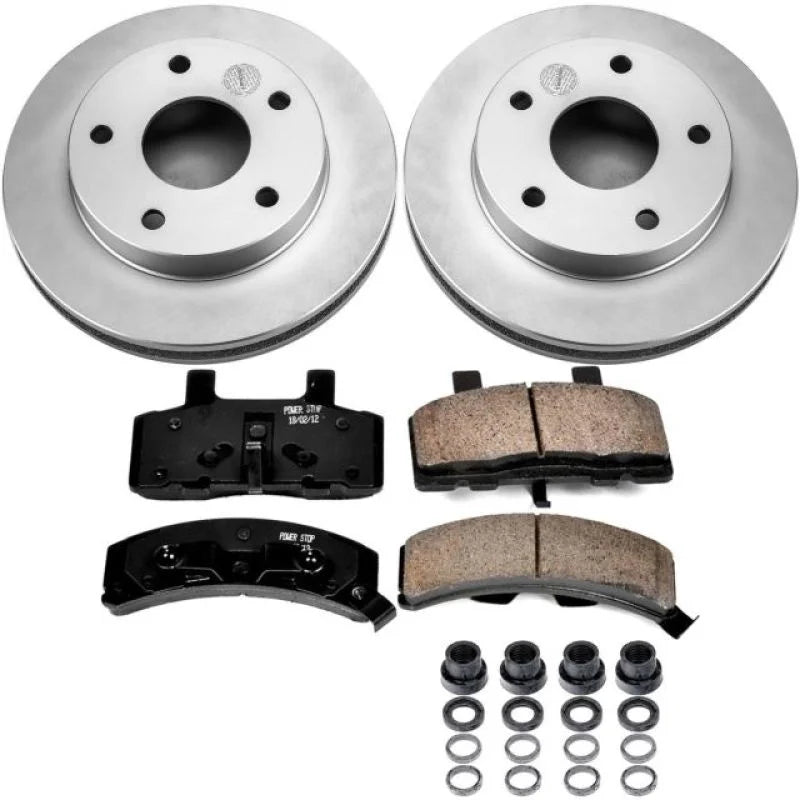 PowerStop Front Z17 Evolution Geomet Coated Brake Kit fits Dodge Ram / 1994-1996 Dodge Ram 1500 / 1997 Dodge Ram 1500 LT /...