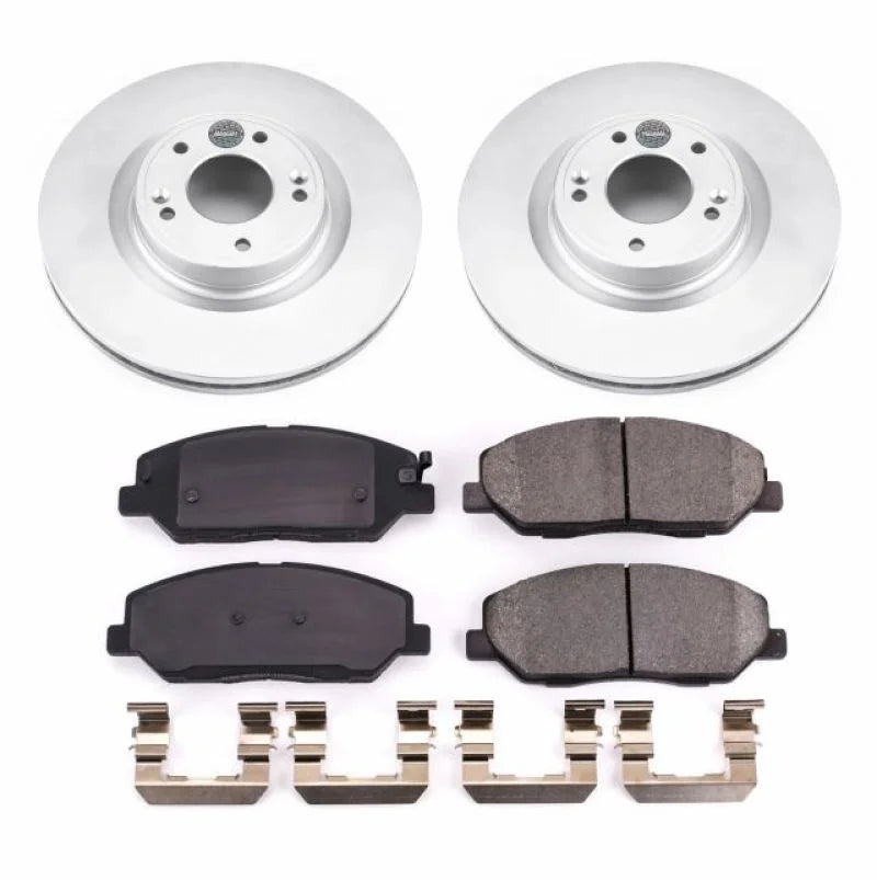 PowerStop Front Z17 Evolution Geomet Coated Brake Kit fits Hyundai Genesis / 2009-2011 Hyundai Genesis 3.8 - Main Product ...