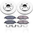 Load image into Gallery viewer, PowerStop Front Z17 Evolution Geomet Coated Brake Kit fits Nissan Versa / 2009-2011 Nissan Versa 1.6 - Main Product View