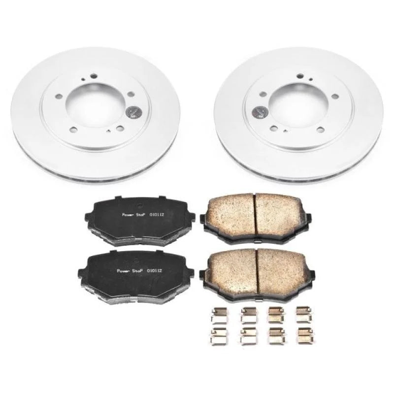 PowerStop Front Z17 Evolution Geomet Coated Brake Kit fits Suzuki Grand / 2000-2005 Suzuki Grand Vitara / 2002-2004 Suzuki...