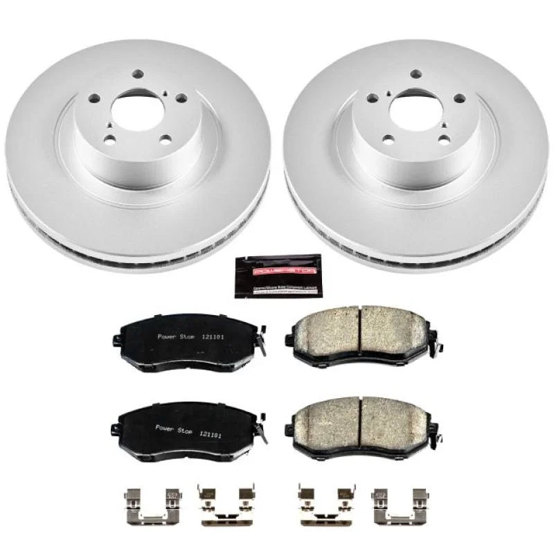 PowerStop Front Z17 Geomet Coated Brake Kit fits 2013-2016 Scion FR-S / 2013-2024 Subaru BRZ LIMITED / 2013-2024 Subaru BR...