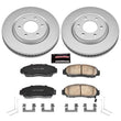 Load image into Gallery viewer, PowerStop Front Z17 Geomet Coated Brake Kit fits 56 2011-2013 Infiniti QX56 / 2014-2024 Infiniti QX80 / 2021-2024 Nissan A...