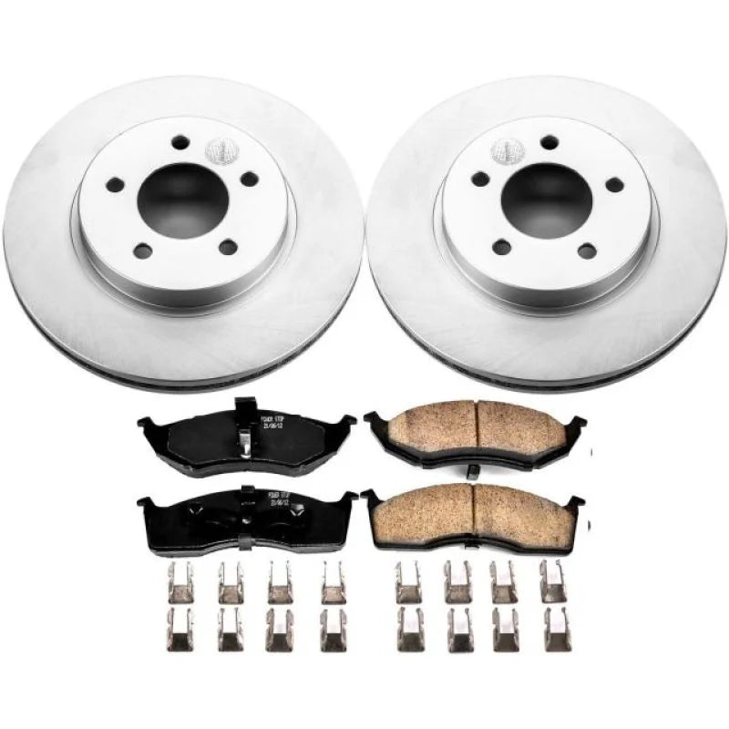 PowerStop Front Z17 Geomet Coated Brake Kit fits Chrysler Concorde / 1998-2004 Chrysler Concorde LX / 2002-2004 Chrysler C...