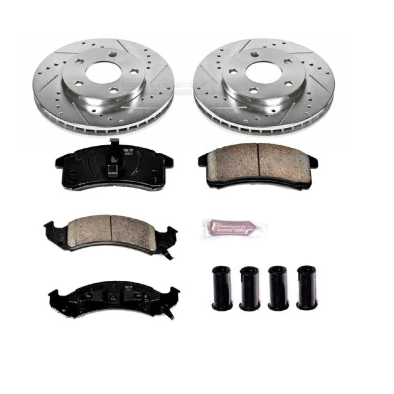 PowerStop Front Z23 Brake Kit fits 1992 1993 Buick LeSabre / 1992 1993 Buick LeSabre Custom / 1991-1993 Buick Park Avenue ...