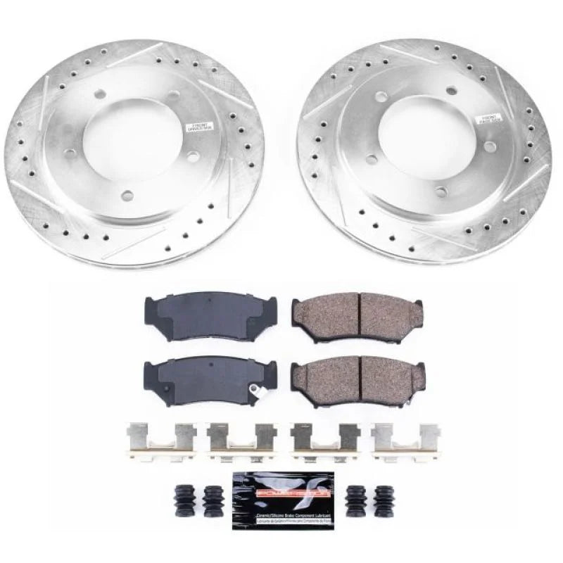 PowerStop Front Z23 Brake Kit fits 2000-2004 Chevrolet Tracker / 2001-2004 Chevrolet Tracker LT / 1999-2004 Suzuki Vitara - Main Product Vi...