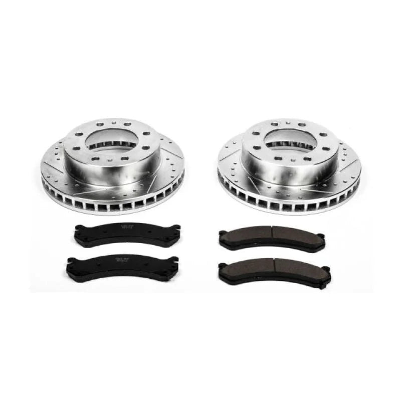 PowerStop Front Z23 Brake Kit fits 2000-2005 Cadillac Deville / 2002-2005 Chevrolet Avalanche 2500 / 2003-2020 Chevrolet E...