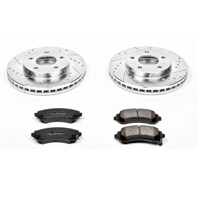 PowerStop Front Z23 Brake Kit fits 2002-2007 Buick Rendezvous / 2002-2007 Buick Rendezvous CX / 2002-2005 Buick Rendezvous...