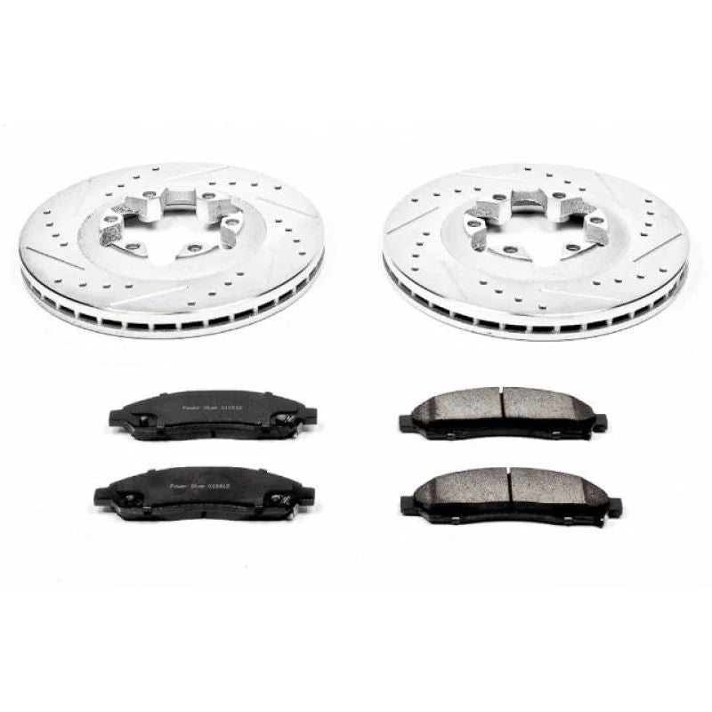 PowerStop Front Z23 Brake Kit fits 2004-2008 Chevrolet Colorado / 2004-2008 GMC Canyon / 2006 Isuzu i-280 / 2007 2008 Isuz...