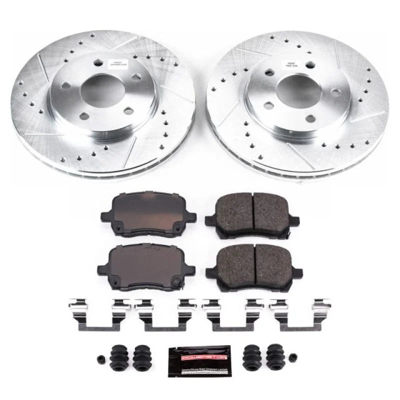 PowerStop Front Z23 Brake Kit fits 2004 Chevrolet Malibu / 2008 Chevrolet Malibu Classic / 2004-2008 Chevrolet Malibu LS /...