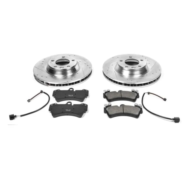 PowerStop Front Z23 Brake Kit fits 2007-2015 Audi Q7 / 2009 2010 Audi Q7 TDI / 2004-2006 Porsche Cayenne / 2008-2010 Porsc...
