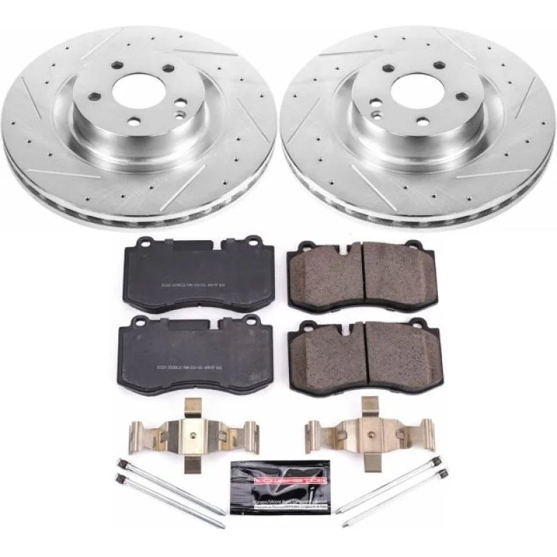 PowerStop Front Z23 Brake Kit fits 2009-2014 Mercedes-Benz CL550 / 2007-2014 Mercedes-Benz CL600 / 2012-2013 Mercedes-Benz...