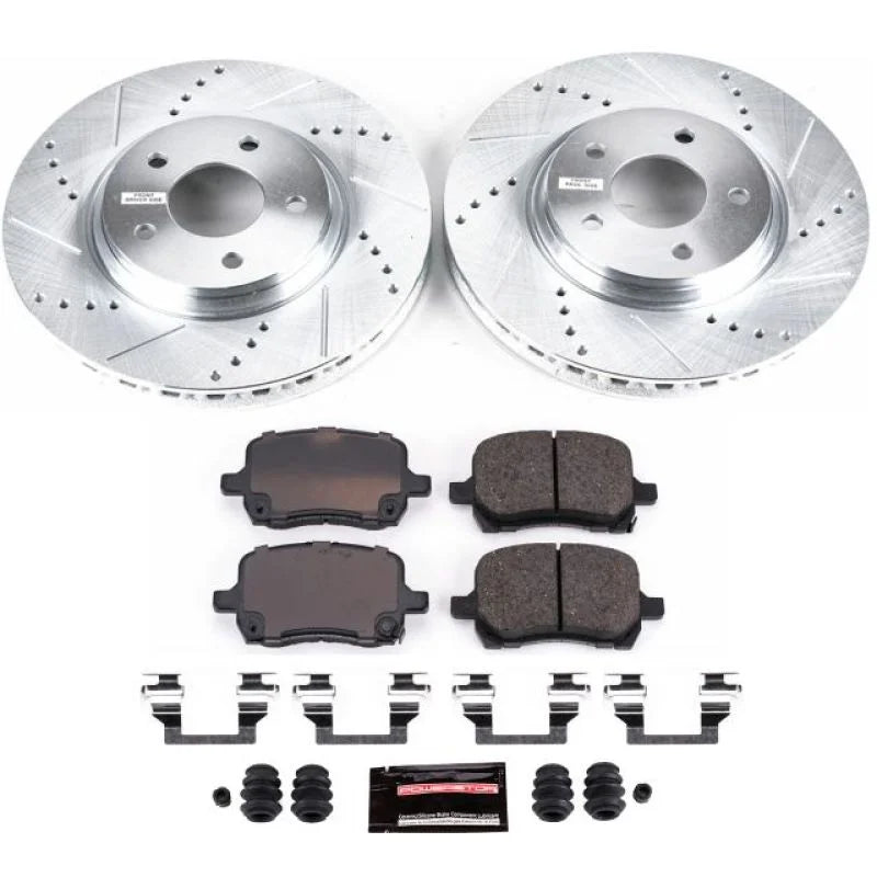 PowerStop Front Z23 Brake Kit fits Chevrolet Cobalt / 2005 Chevrolet Cobalt SS / 2008 Chevrolet Cobalt SPORT / 2008-2010 C...