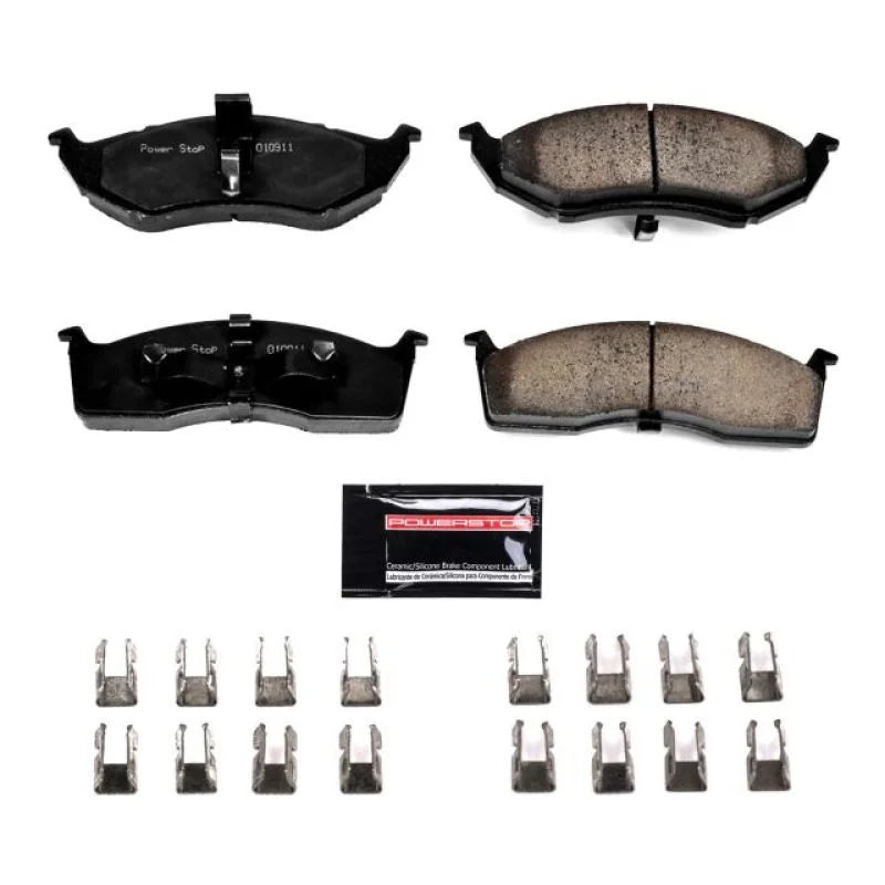 PowerStop Front Z23 Brake Pads w/Hardware fits 1993-1995 Chrysler Concorde / 1996 1997 Chrysler Concorde LX / 2000 Chrysle...
