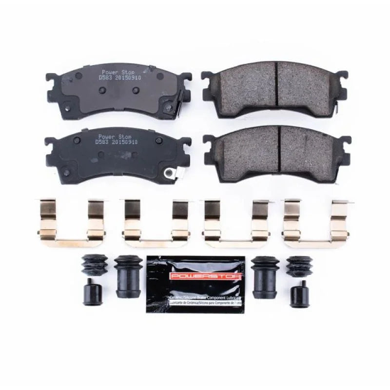 PowerStop Front Z23 Brake Pads w/Hardware fits 1993-1997 Ford Probe / 1997 Ford Probe GTS / 1993-1996 Ford Probe SE / 1993...