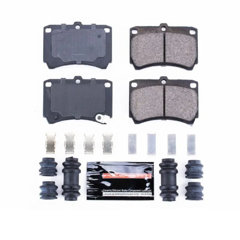 PowerStop Front Z23 Brake Pads w/Hardware fits 1994-1997 Ford Aspire / 1994-1995 Ford Aspire SE / 1991-1993 Ford Escort / ...