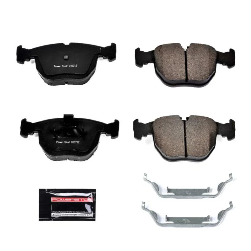 PowerStop Front Z23 Brake Pads w/Hardware fits 2001-2003 BMW 530I / 1997-2003 BMW 540I / 1995-2001 BMW 740I / 1995-2001 BM...