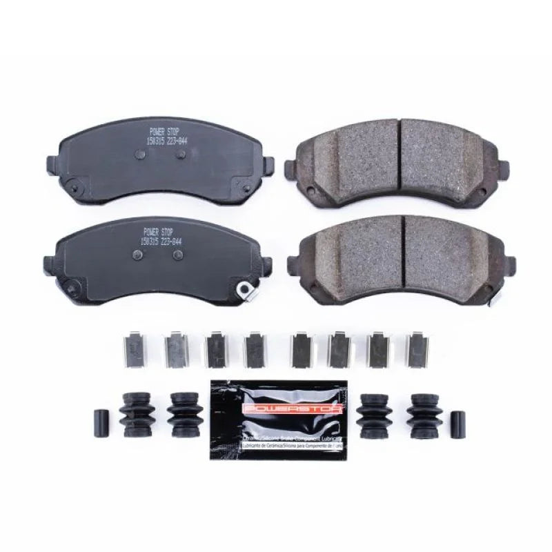 PowerStop Front Z23 Brake Pads w/Hardware fits 2002-2007 Buick Rendezvous / 2002-2004 Chevrolet Venture / 2002-2004 Oldsmo...